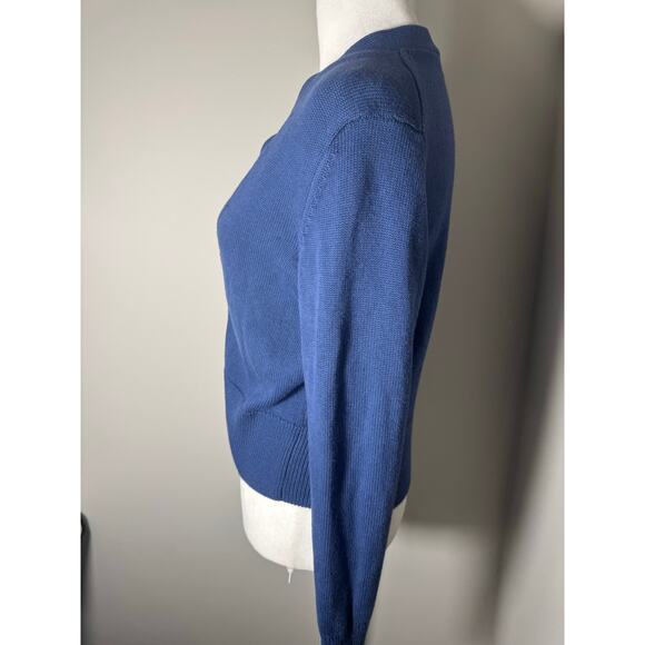 Banana Republic Blue Button Up Sweater Cardigan Size Small - Picture 2 of 4